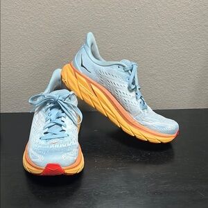 Hoka Women's Clifton 8 Blue 9B tennis Shoes